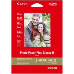 Foto: Canon PP-201 13x18 cm 20 Blatt Photo Paper Plus Glossy II 265 g