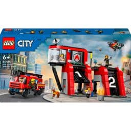 Foto: LEGO City 60414 Feuerwehrstat. mit Drehleiterfzg