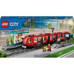 Foto: LEGO City 60423 Straßenbahn mit Haltestelle