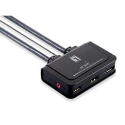 Foto: LevelOne KVM-0290 2-Port-USB HDMI-Kabel-KVM-Switch