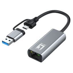 Foto: LevelOne USB-0423 2,5G USB-C/A Netzwerkadapter