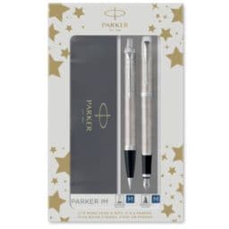 Foto: Parker IM Brushed Metal C.C. DuoSet inkl. Geschenkbox