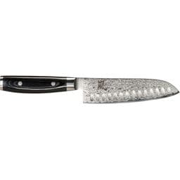 Foto: Yaxell RAN Santoku mit Kullenschliff, 16.5