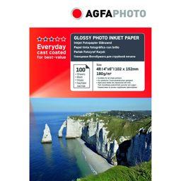 Foto: AgfaPhoto Everyday Photo Inkjet Paper Glossy 180 g 10x15 100 Bl.