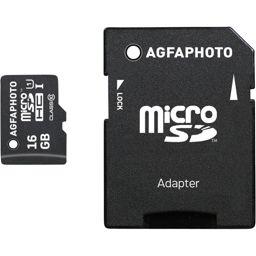 Foto: AgfaPhoto MicroSDHC UHS-I   16GB High Speed Class 10 U1 + Adapter