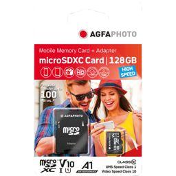 Foto: AgfaPhoto MicroSDXC UHS-I  128GB High Speed Class 10 U1 V10
