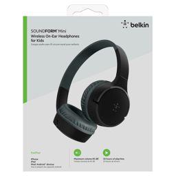 Foto: Belkin Soundform Mini-On-Ear Kinder Kopfh. schwarz AUD002btBK