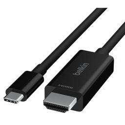 Foto: Belkin USB-C auf HDMI 2.1 Kabel 2m, schwarz         AVC012bt2MBK