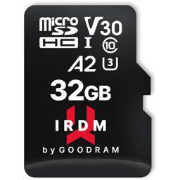 Foto: GOODRAM IRDM microSDHC      32GB V30 UHS-I U3 + adapter