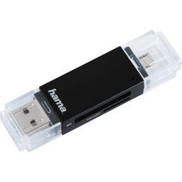 Foto: Hama USB 2.0 OTG Kartenleser "Basic" SD/microSD Schwarz