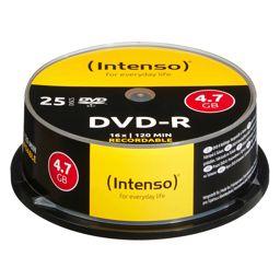 Foto: 1x25 Intenso DVD-R 4,7GB 16x Speed, Cakebox